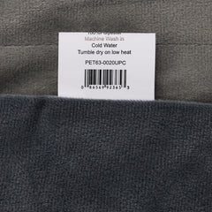 Friends Forever Bailey blanket draped over bed for warm pet comfort and protection.