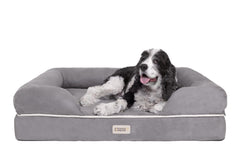 Friends Forever Chester large dog bed with memory foam for joint support