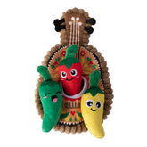 Fringe Studio Fiesta Till You Siesta burrow structure engages dogs in interactive play.