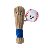 Fringe Studio Batter Up bat squeaker; ideal for interactive fetch and tug sessions.