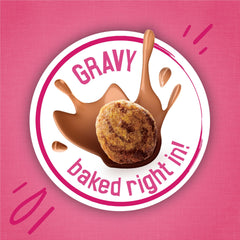 Friskies Gravy Swirlers complete-nutrition supports daily energy and playtime.