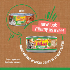Friskies Indoor garden-greens-in-gravy close-up, greens and rich gravy inviting meals.