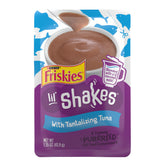 Friskies Lil' Shakes tuna pouch for topping meals with real tuna flavor.