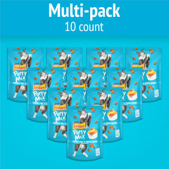 Friskies Lobster Mac N Cheese cat treats, under 2 calories per piece, great for small indulgences.