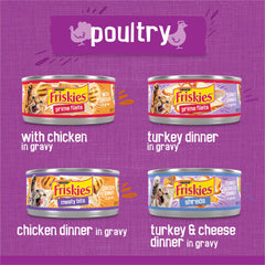 Friskies meaty-bits image emphasizing chewy bites cat lovers enjoy at mealtime