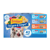 Friskies Oceans of Delight front view variety-pack for convenient meals