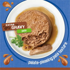 Friskies Pull-tab Can shows convenient, quick opening for serving.