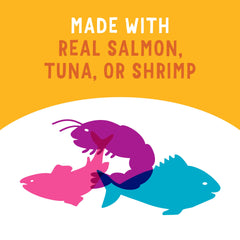 Friskies Lil' Soups shrimp cup offering savory protein and aroma.