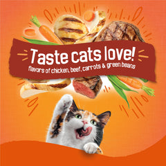 Friskies skin and coat nutrients support healthy fur.