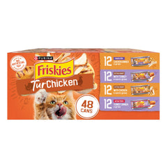Friskies TurChicken variety pack can, convenient pull-tab for quick meals