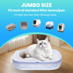 Frnoip 37x18 liners fit large litter boxes securely.