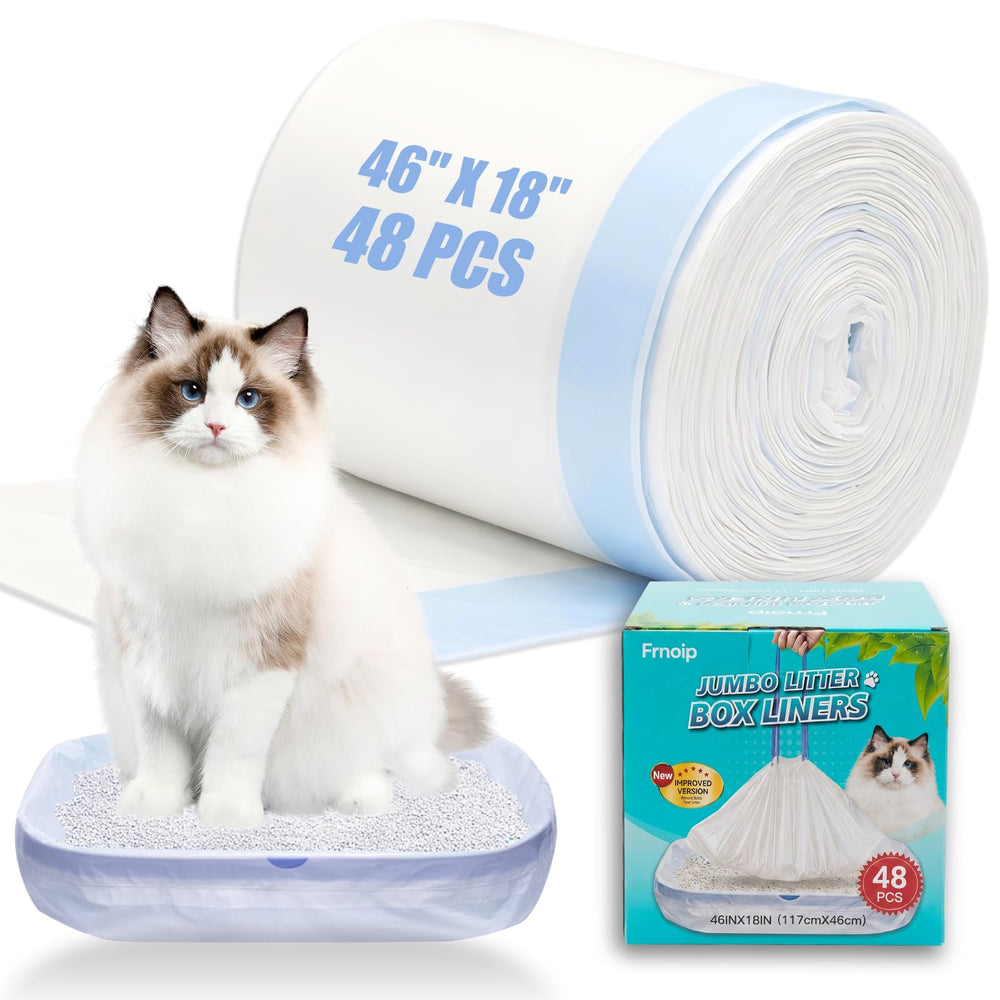 Frnoip jumbo litter bags for large boxes and multi-cat homes