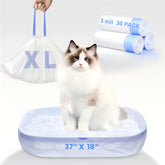 Frnoip jumbo cat litter bags protecting large boxes with leakproof 3MIL lining