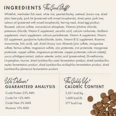 Fromm Classic Whitefish & Rice packaging displaying ingredients for informed choices