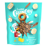 Fromm Crunchy Os Banana Kablammas bag front with resealable packaging for freshness.