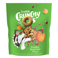 Fromm Crunchy Os pumpkin turkey bag 26oz offers a tasty training reward.