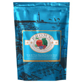 Fromm Surf and Turf Four-Star kibble bag highlighting premium salmon recipe for all life stages.
