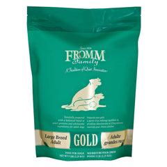 Fromm Large Breed Adult Gold bag, balanced nutrition for big dogs.