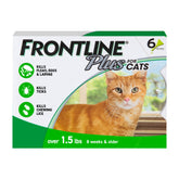 FRONTLINE Plus Catsβspot-on application for quick flea and tick protection.