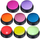 FRQNTKPA 8-color voice recording button front view for interactive family play.