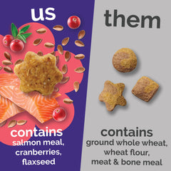 Texture detail of Fruitables crunchy cat treats with crisp exterior and flaky interior