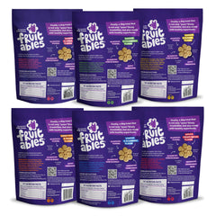 Fruitables Pumpkin Banana flavor 7oz pouch, crisp daily snack for dogs.