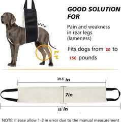 FSUHHIAD dog lift harness with soft fleece for comfort