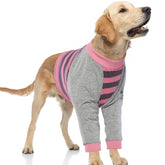 FUAMEY elbow protector sleeve in pink stripes shields joints during activity