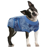 FUAMEY Recovery Suit back view highlighting breathable fabric for post-surgery comfort.