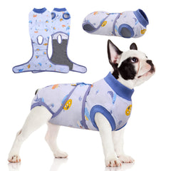 FUAMEY Recovery Suit back view demonstrates secure post-surgery protection