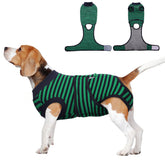 FUAMEY Recovery Suit front view shows flexible fit for post op use