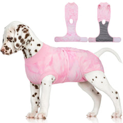 FUAMEY recovery suit for dogs post-op prevents licking wounds and keeps area clean.