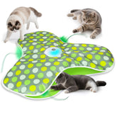 FUGODIWI interactive cat toy feather tail for independent indoor play.