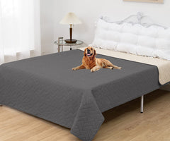 Fuguitex anti-slip dog bed cover keeps mats securely in place on furniture.