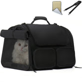 FUKUMARU cat carrier with four mesh windows for better airflow.