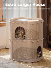 FUKUMARU warm felt privacy cube offers secure retreat