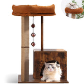 FUKUMARU cat scratching post with square post for sturdy indoor play