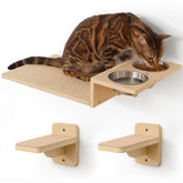 FUKUMARU cat wall shelves perchβsecurely holds kittens for elevated view and rest.