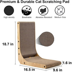 FUKUMARU durable corrugated cardboard material for safe scratching.