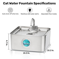 FUKUMARU 4-stage filtration components provide cleaner water for multi-pet households