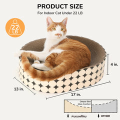 FUKUMARU durable cardboard material for long lasting scratching