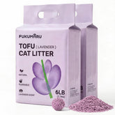FUKUMARU Tofu Cat Litter lavender scent packaging highlighting gentle odor control