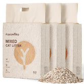 FUKUMARU Tofu Cat Litter three-bag-pack for easy refills and storage