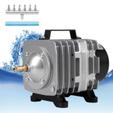 FUMAK aquarium air pump with aluminum housing boosts durability for home aquariums.