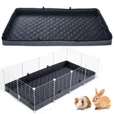 FunFurry Quilted Guinea Pig Cage Liner top view with absorbent surface for easy cleanup