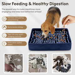 FunFurry Snuffle Mat featuring dual suction cups for secure placement.