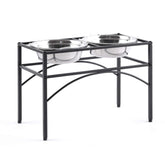 Funkeen elevated dog bowls setup for large breeds promotes comfortable feeding height
