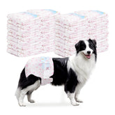 FUNLIYING disposable dog diapers female 90-count pack for convenient at-home protection.