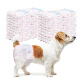 FUNLIYING female dog diapers in pink keep small dogs dry and comfortable.