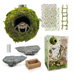 Funtinshdy Magnetic Moss Ball Hideout mounted high for secure resting.